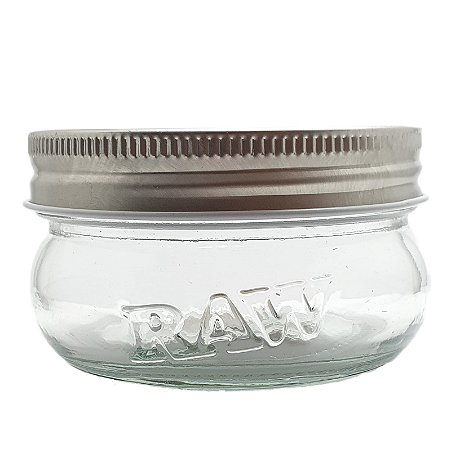 Pote Vidro Raw Mason Jar 6 Oz - Unidade
