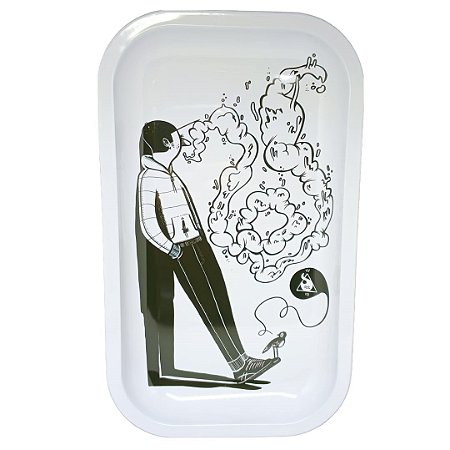 Bandeja Metal Média Squadafum x Alex Senna - Unidade