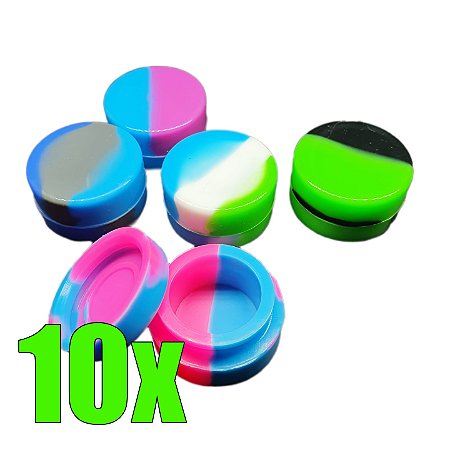 Kit Container Silicone 5ml - 10 un