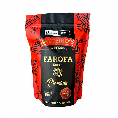 FAROFA DE MANDIOCA SABOR BACON