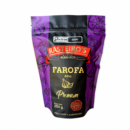 FAROFA DE MANDIOCA SABOR ALHO