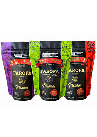 KIT FAROFAS RASTEIRO’S