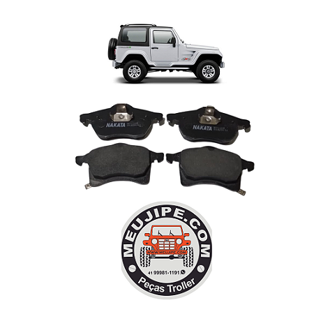 PASTILHA DIANTEIRA TROLLER 2002 A 2014 NAKATA