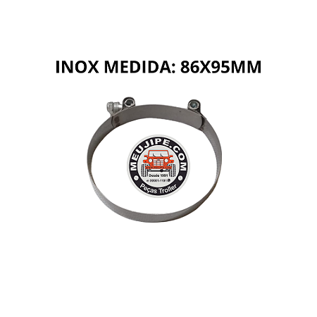 ABRAÇADEIRA TUCHO INOX 86X95MM