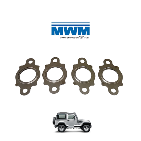 JUNTA COLETOR ESCAPE TROLLER 3.2 TGV 2013 A 2014 KIT 4 PEÇAS