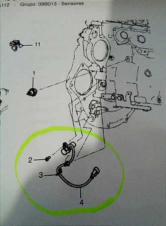 SENSOR ROTAÇÃO TROLLER 3.2 TGV MARCA BOSCH