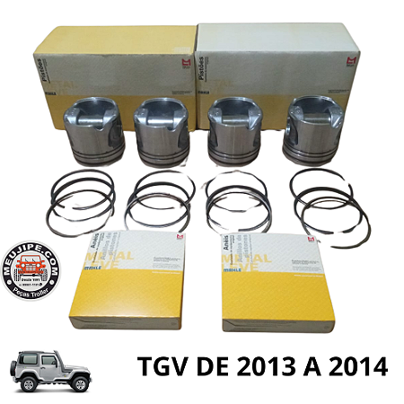 JG DE PISTÕES E ANEIS STD TROLLER 3.2 TGV DE 2013 A 2014