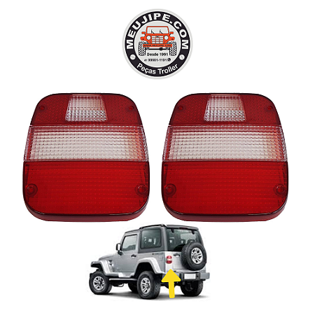 LENTE LANTERNA TRASEIRA TROLLER 2009 A 2014 2 PÇS