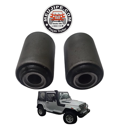 BUCHA SUSPENSÃO TROLLER RF 1999 A 2001 GASOLINA KIT 2 PÇS