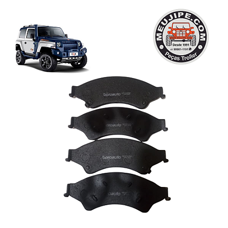JOGO PASTILHA DE FREIO DIANTEIRAS TROLLER 2015 A 2021