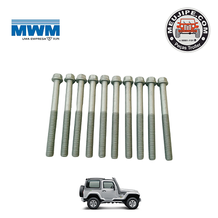 JOGO PARAFUSOS CABECOTE TROLLER 3.2 TGV 2013 A 2014 ORIGINAL  MWM