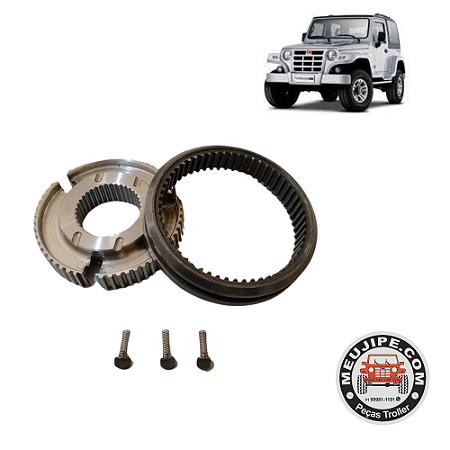 CONJUNTO SINCRONIZADOR 1/2ª MARCHA TROLLER 2005 A 2014