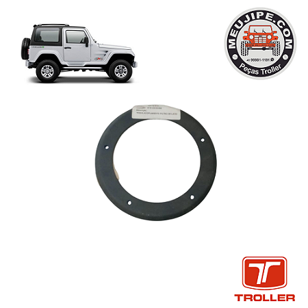 FLANGE FIXACAO BORRACHA FILTRO SNORKEL TROLLER 2006 A 2014