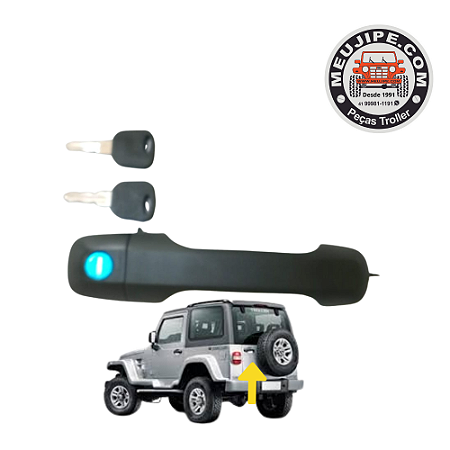 MACANETA TROLLER 2009 A 2014 PASSAGEIRO OU PORTA MALAS COM CHAVE