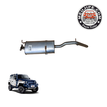 SILENCIOSO TRASEIRO TROLLER 2015 A 2021 ORIGINAL