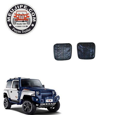 CAPA PEDAL TROLLER 2015 A 2021 KIT 2 PECAS