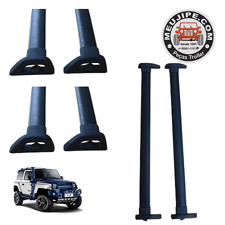 TRAVESSA RACK TETO TROLLER 2015 A 2021 ORIGINAL 2 PECAS