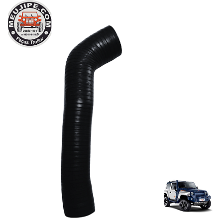 MANGUEIRA ENTRADA INTERCOOLER TROLLER 2015 A 2021 SILICONE PR