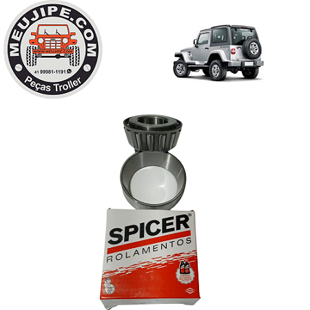 ROLAMENTO EXTERNO PINHAO DIFERENCIAL TROLLER 1997 A 2014 SPICER