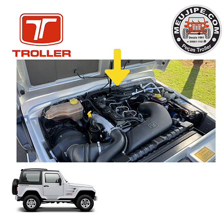 TUBULACAO INTERMEDIARIA ALIMENTACAO COMBUSTIVEL TROLLER 2009 A 2014