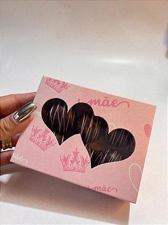 10 Caixas Dois Corações Para Doces