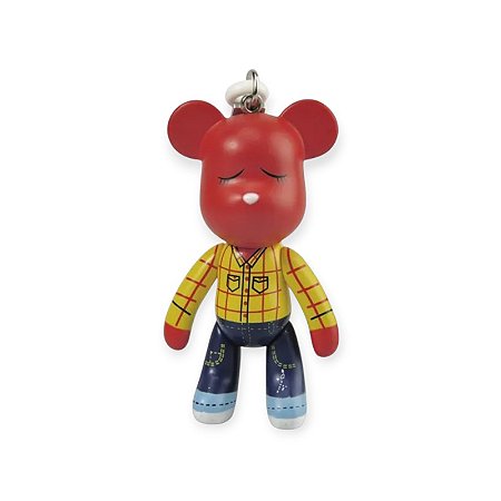 Chaveiro Urso Urban Lady - Popobe