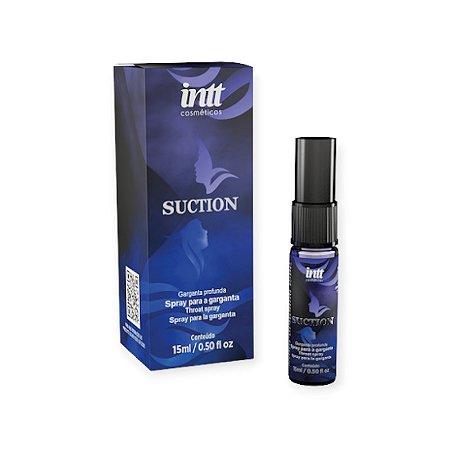 Spray para Sexo Oral Garganta Profunda Suction 15ml - Intt
