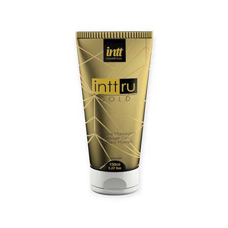 Gel para Massagem com Aroma de Baunilha Inttru Gold - Intt