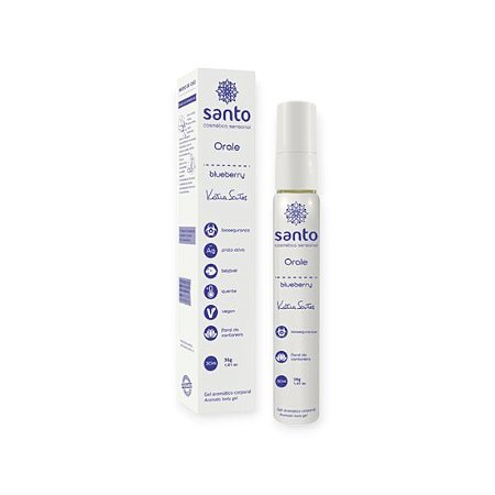 Gel Beijável Orale Hot Blueberry By Dra. Kátia Santos 30ml - Santo