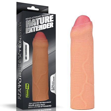 Capa Peniana com Extensor e Prepúcio Nature Extender - Lovetoy