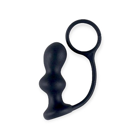 Plug Anal com Anel Peniano Buttplug Dual Ass - Nanma