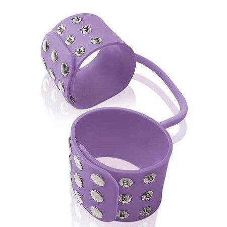 Algema Lilás - Silicone Cuffs Purple - Pipedream