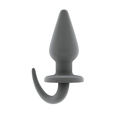 Plug anal n° 9 preto - Butt Plug  6 Inch Grey