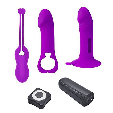 Kit Cápsula Wireless 7 Vibrações com 3 Capas Silicone - Super Bullet Erotic Point