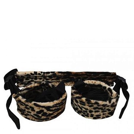 Posicionador Leopardo com Alças Ajustáveis e Algemas - Sex Sling - Sportsheets