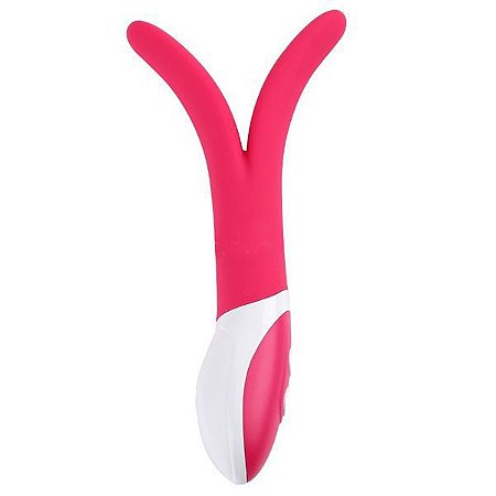 Vibrador Silicone Ponta Dupla com 9 Intensidades - Alien