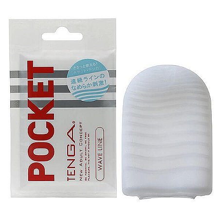 Masturbador Masculino Pocket Wave Line - Tenga