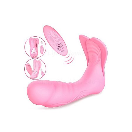 Vibrador Recarregável com Controle Remoto - Sex Massager Dibe