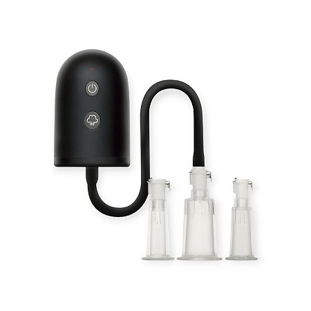 Bomba de Sucção Estimuladora de Mamilos e Clitóris Recarregável - Lovetoys