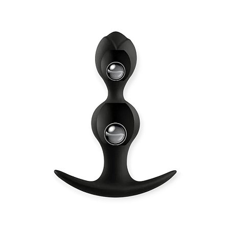 Plug Anal Duplo Preto Andrew - Lovetoys