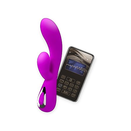 Vibrador Recarregável Ponto G 10 Vibrações com Aplicativo - Honey Pretty Love