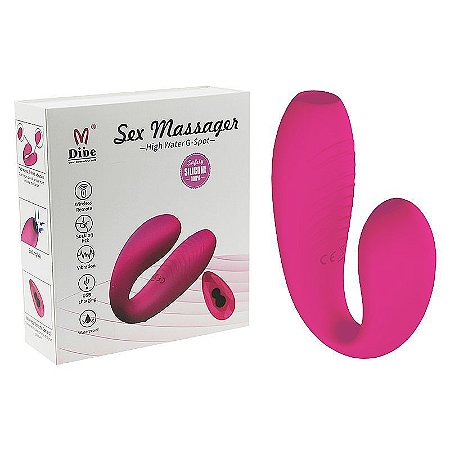 Vibrador de Casal com Sucção Wireless Abby - Dibe