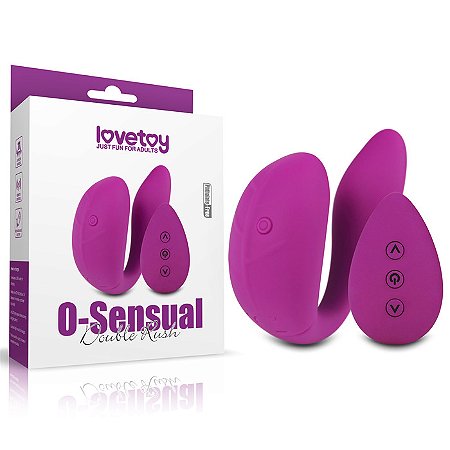 Vibrador de Casal 11 Vibrações Wireless O-Sensual Rush - Lovetoy