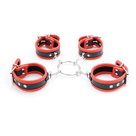 Kit Bondage com Algema e Tornozeleira - Coleção Fetiche Lovetoys