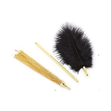 Kit Pena e Flogger de Metal - Coleção Fetiche Lovetoys