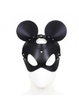 Máscara de Rato Preta Ajustável Coleção Fetiche Lovetoys