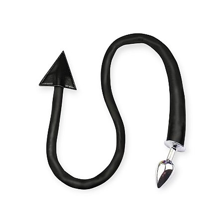 Plug Anal 7cm x 3cm com Rabo Diabinho 110cm Coleção Fetiche - Lovetoys