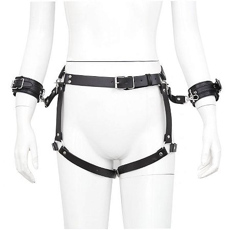 Harness de Perna com Algemas Dana - Coleção Fetiche Lovetoys