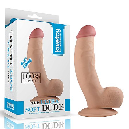 Pênis Realístico 20x4,5cm  The Ultra Soft Dude 8.5 - Lovetoy