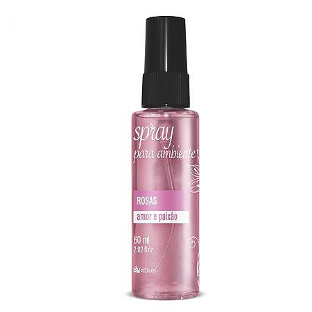 Essência para Ambiente Rosa Spray 60ml - Feitiços